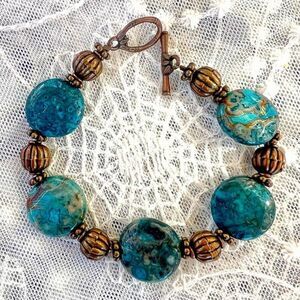 Vintage 90’s Agate Bead Bracelet